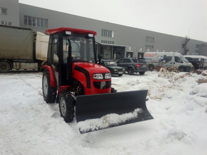 Расчистка участка парковки от снега в Щелково